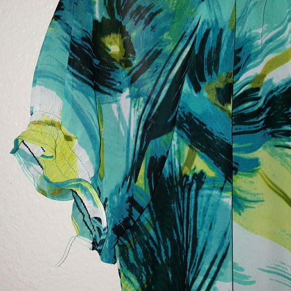 Worthington Sheer Top Blouse with liner - Picture 4 of 4